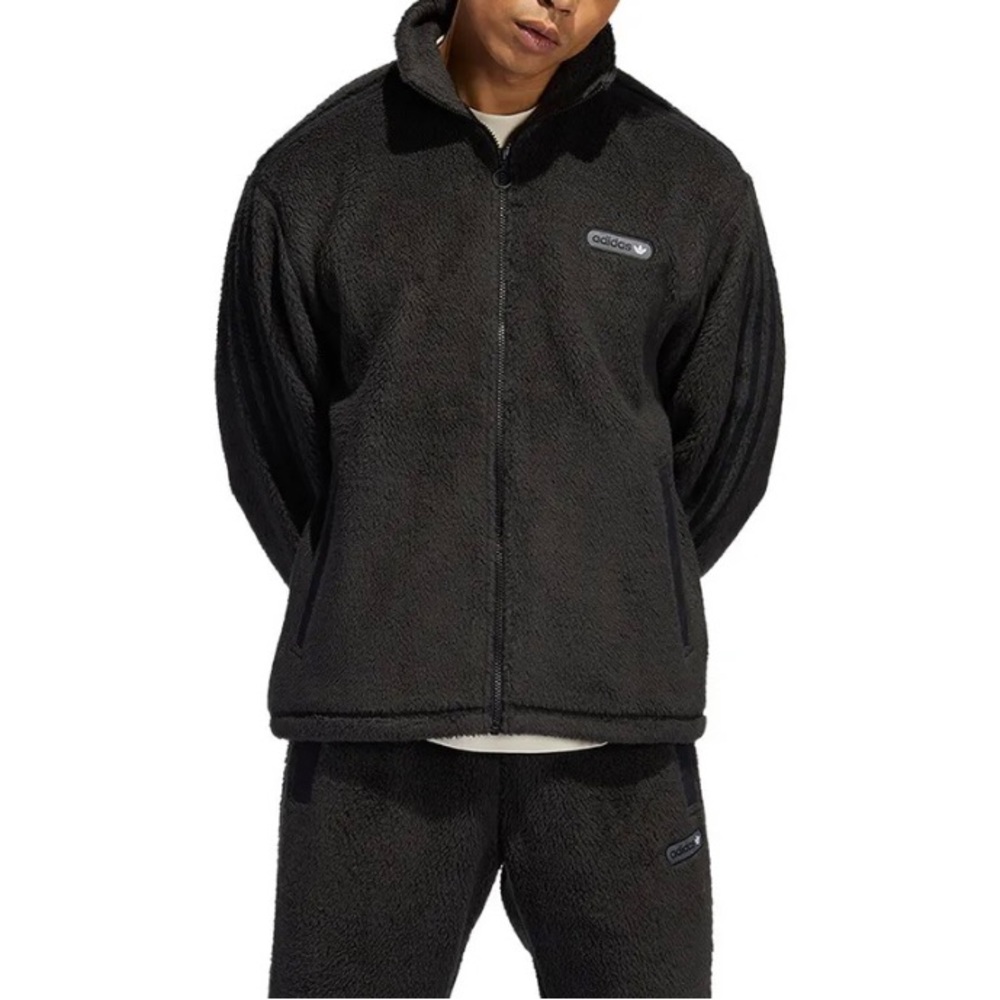 50% Off!!! Adidas Originals 3 Stripe Fleece SPRT Firebird Zip Jacket